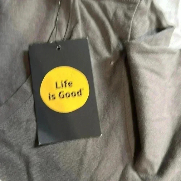 Life Is Good Womens T Shirt All for Love - Love for All Gray Short Sleeve  Small - Picture 5 of 6